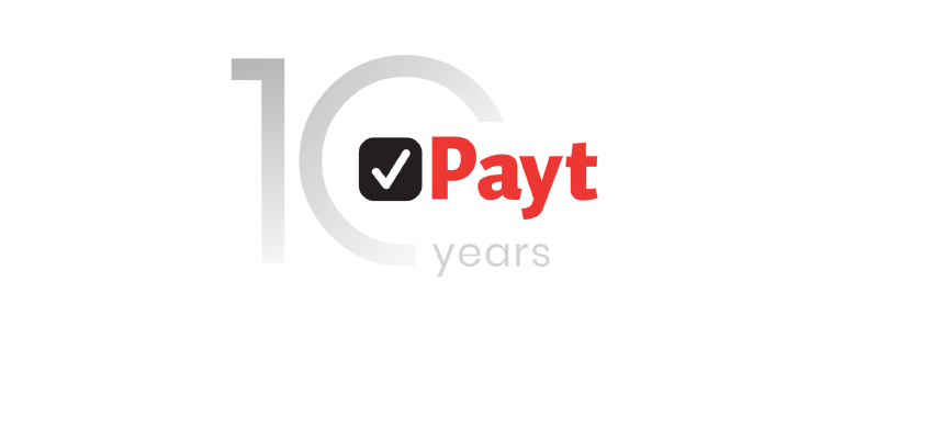 Payt 10 jaar logo