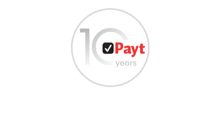 Logotipo Payt 10 Años
