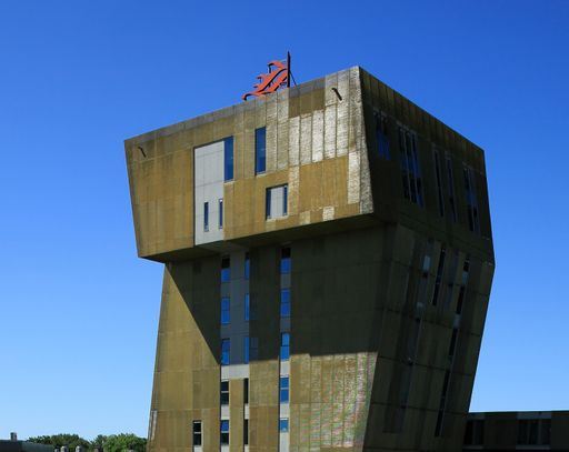 El edificio de la Universidad de Ciencias Aplicadas de Hanze en Groningen